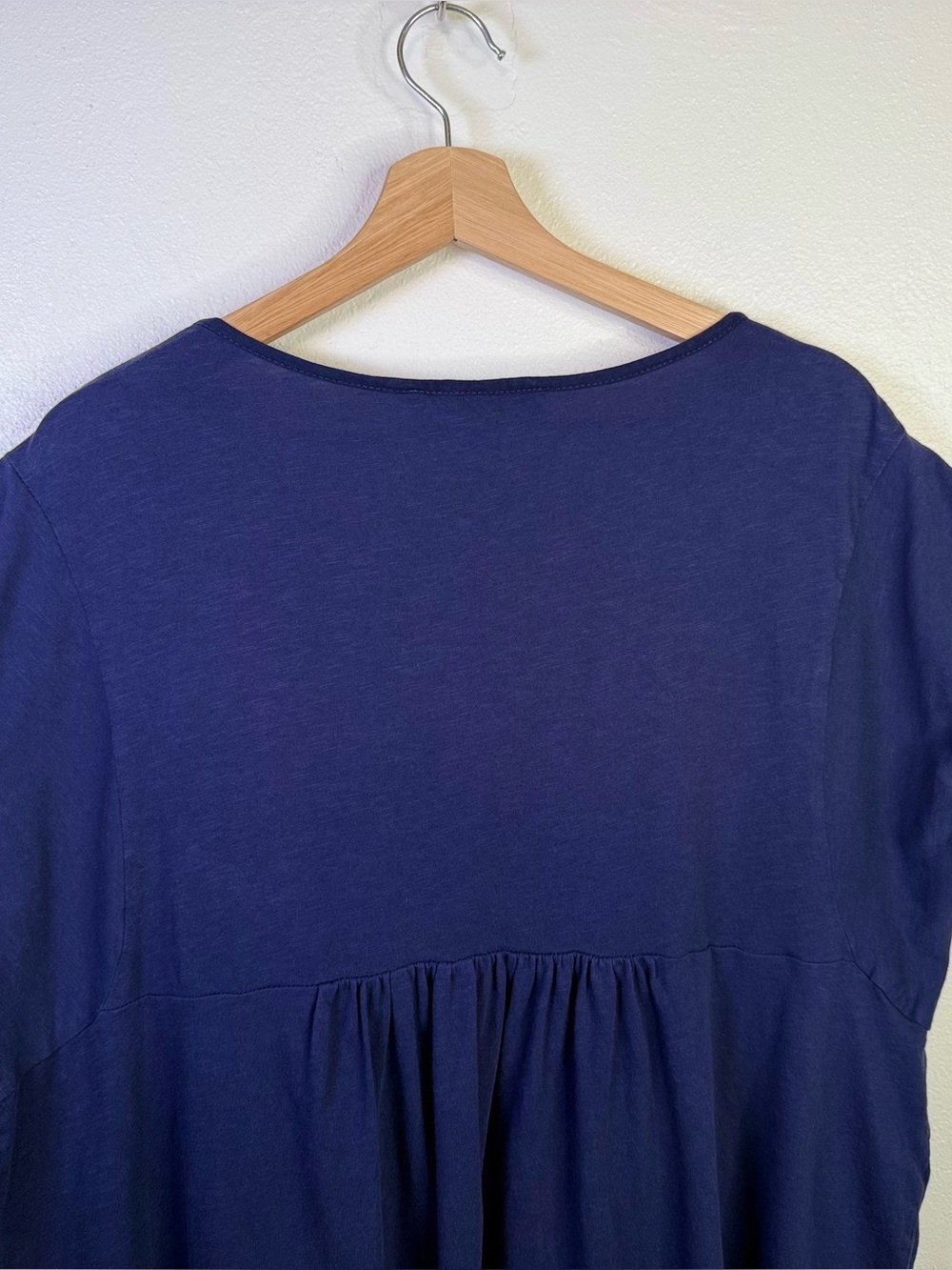Gloria Vanderbilt Blue Short Sleeve Embroidered Top Women’s Size XXL - Picture 11 of 15